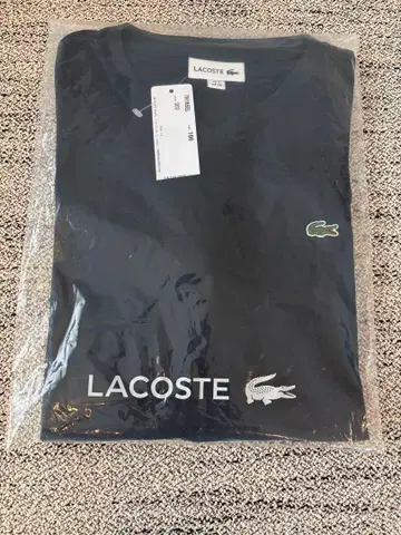 LACOSTE 라코스테 네이비 V넥 T셔츠