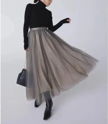 노엘라 noela 샤샤 스커트 롱 기장