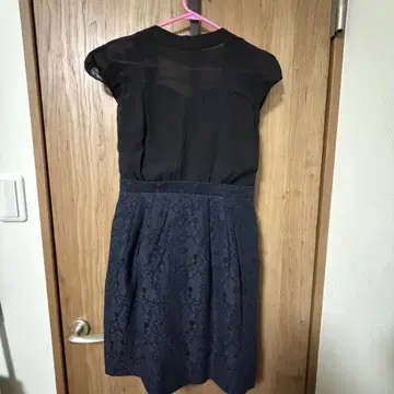 [베이크루즈] 레이스 드레스 리본 포함