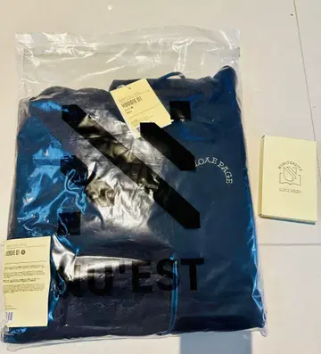NU'EST 후디 다크 블루