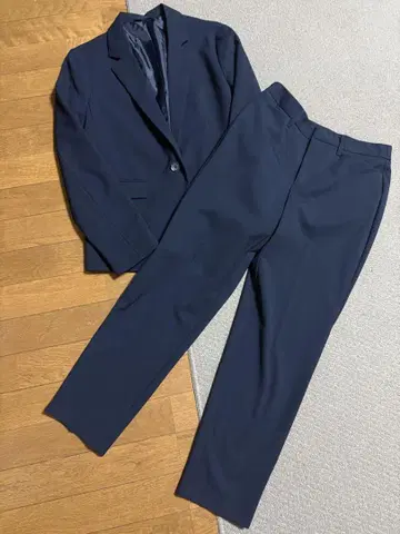 GU 워셔블 테이퍼드 팬츠 자켓