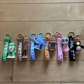 새상품! 이탈리아 레인 로트 키링 6개 세트