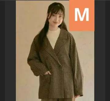 시마무라 choco 체크 자켓 M 사이즈