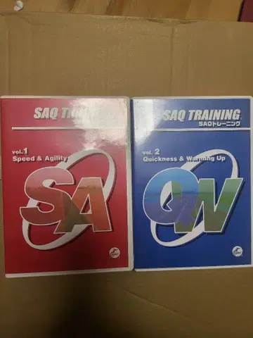 SAQ TRAINING DVD 세트 vol.1 & vol.2