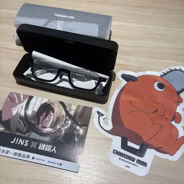 JINS 체인소 맨 레제 콜라보 안경