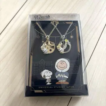USJ 한정판 스누피 페어 목걸이 우드스탁