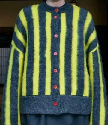 [ 한 번 단시간 착용 새상품급 ] 엔폴드 모헤어 가디건