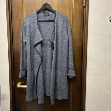ZARA KNIT 그레이 롱 가디건 코트