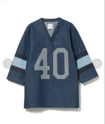 새상품급 빔즈 beams 풋볼 셔츠