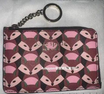 새상품 kate spade 케이트 스페이드 L 지퍼 카드 홀더 폭스
