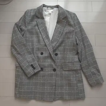H&M 체크 자켓