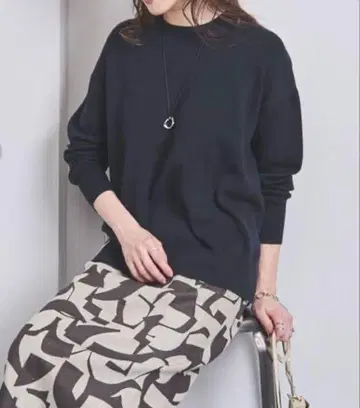 UNITED ARROWS C/P CLASS 스무스 크루넥 니트