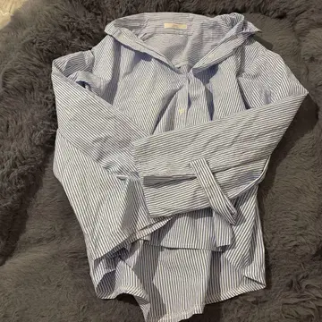 nugu 파랑 스트라이프 셔츠 한국