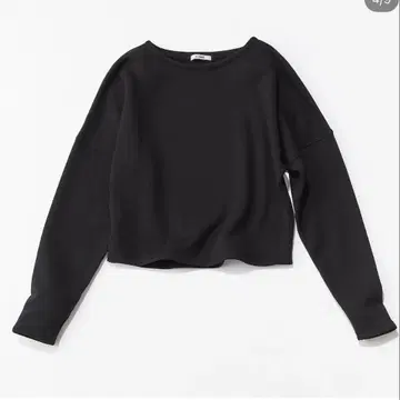 BOUTIQUE310 숙녀의 맨투맨 릴랙스 블랙