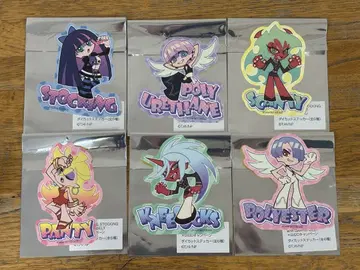 New Panty & Stocking GiGO 스티커 전 6종 세트