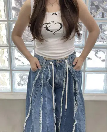 kitty 리메이크 데님 팬츠