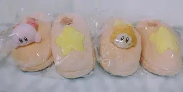 커비 봉제 인형풍 슬리퍼