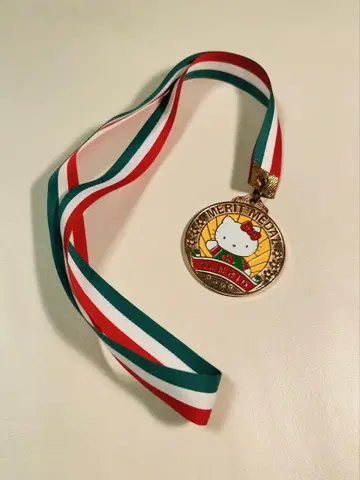 90s 헬로키티 메달 산리오 퓨로랜드 1995년 제작