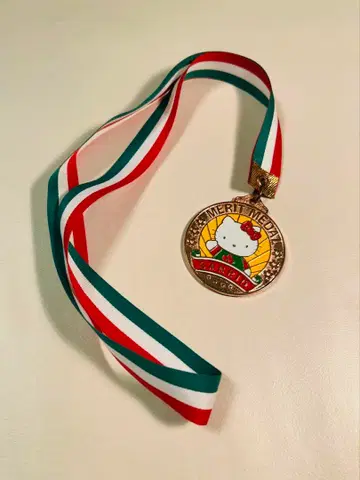 90s 헬로키티 메달 산리오 퓨로랜드 1995년 제작