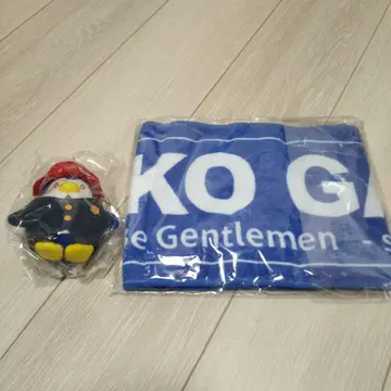 [ 미사용 새상품 ] 성광학원 젠틀 펭귄 봉제 인형과 타월 세트