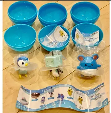 새상품 헤엄치는 퐁당 마스코트 컬렉션 마릴 팽도리 코오리얍 3점