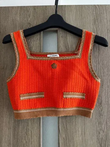 LILY BROWN x MARY QUANT 오렌지 뷔스티에