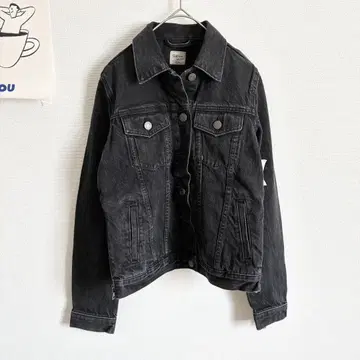 갭 GAP 새상품 데님 자켓 G 블랙 데님