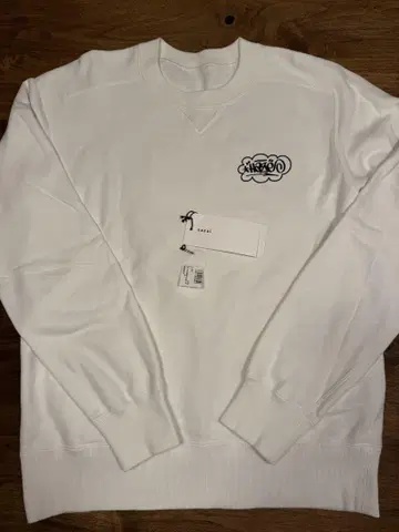 23ss sacai Eric Haze 크루넥 맨투맨 사이즈 2