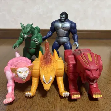 성수전대 긴가맨 오대성수 소프트 비닐 5체 세트