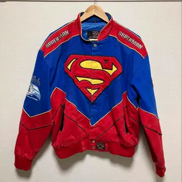 레어 레이싱 자켓 슈퍼맨 구제 의류