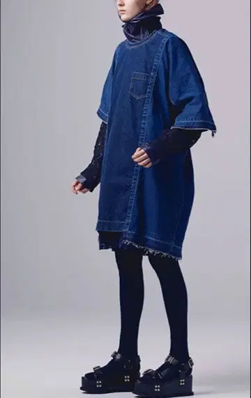 sacai [ 데님 원피스 ]