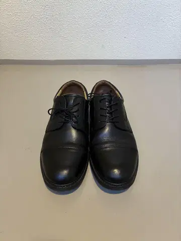 블랙 가죽 드레스 슈즈