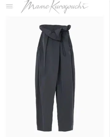 Mame Split Yarn High Waisted pants