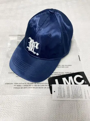 LMC GOTHIC SATIN 6PANEL 새틴 캡 네이비 제니 3