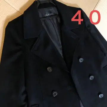 캐시미어 혼방 울 더블 자켓 코트