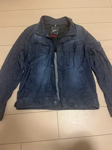 다크 블루 데님 자켓