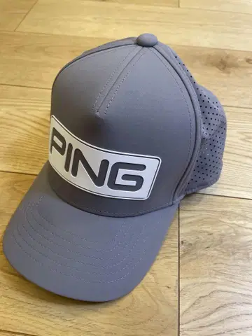 PING 그레이 메쉬 캡