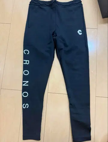 CRONOS 블랙 슬림핏 팬츠