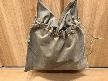 Hender Scheme red cross bag big 베이지