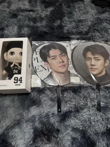 EXO 세훈 세훈 엑소 봉제 인형 부채