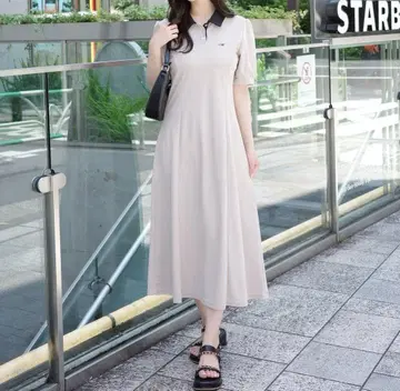 Maison de Lyla 자수 폴로 원피스