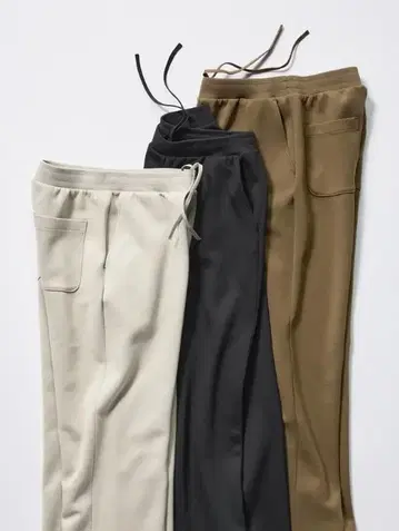 UNIQLO 드라이 맨투맨 와이드 팬츠 L 사이즈 내추럴