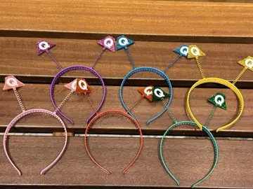 후지큐 머리띠 6개 세트 최애 컬러