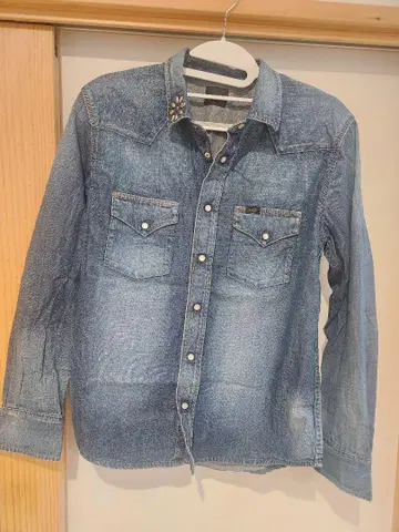 리 나노 유니버스 웨스턴 데님 셔츠