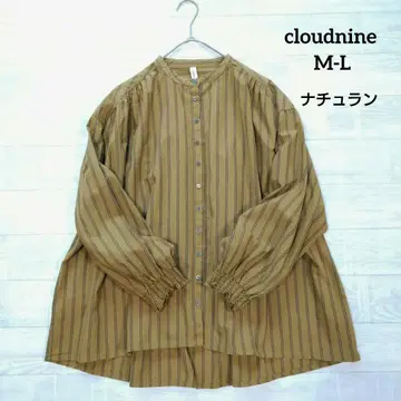 cloudnine 클라우드나인 밴드 카라 개더 블라우스 M-L