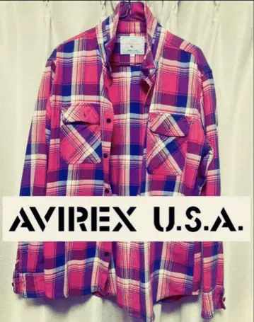 AVIREX USA / Check Flannel shirts