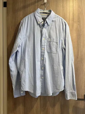 극미품 아바크로 Abercrombie 버튼다운 샴브레이 셔츠 S
