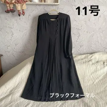 상복 11호 블랙 포멀 플리츠 원피스 관혼상제 졸업