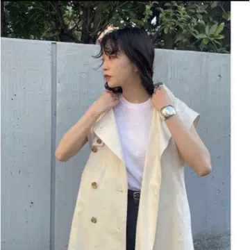 CLANE 2WAY SQUARE SLEEVE TRENCH COAT