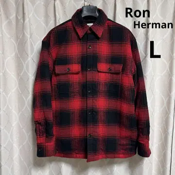 Ron Herman 론 헤르만 퀼팅 체크 셔츠 자켓 L